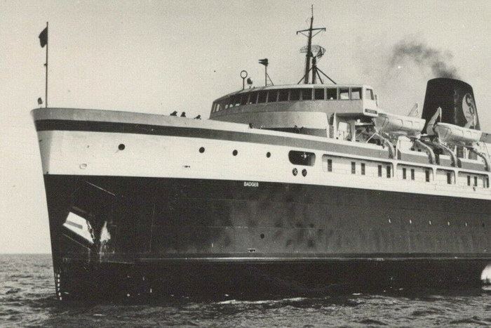 Ss Badger Passenger Ferry Ludington Michigan (newer photo)